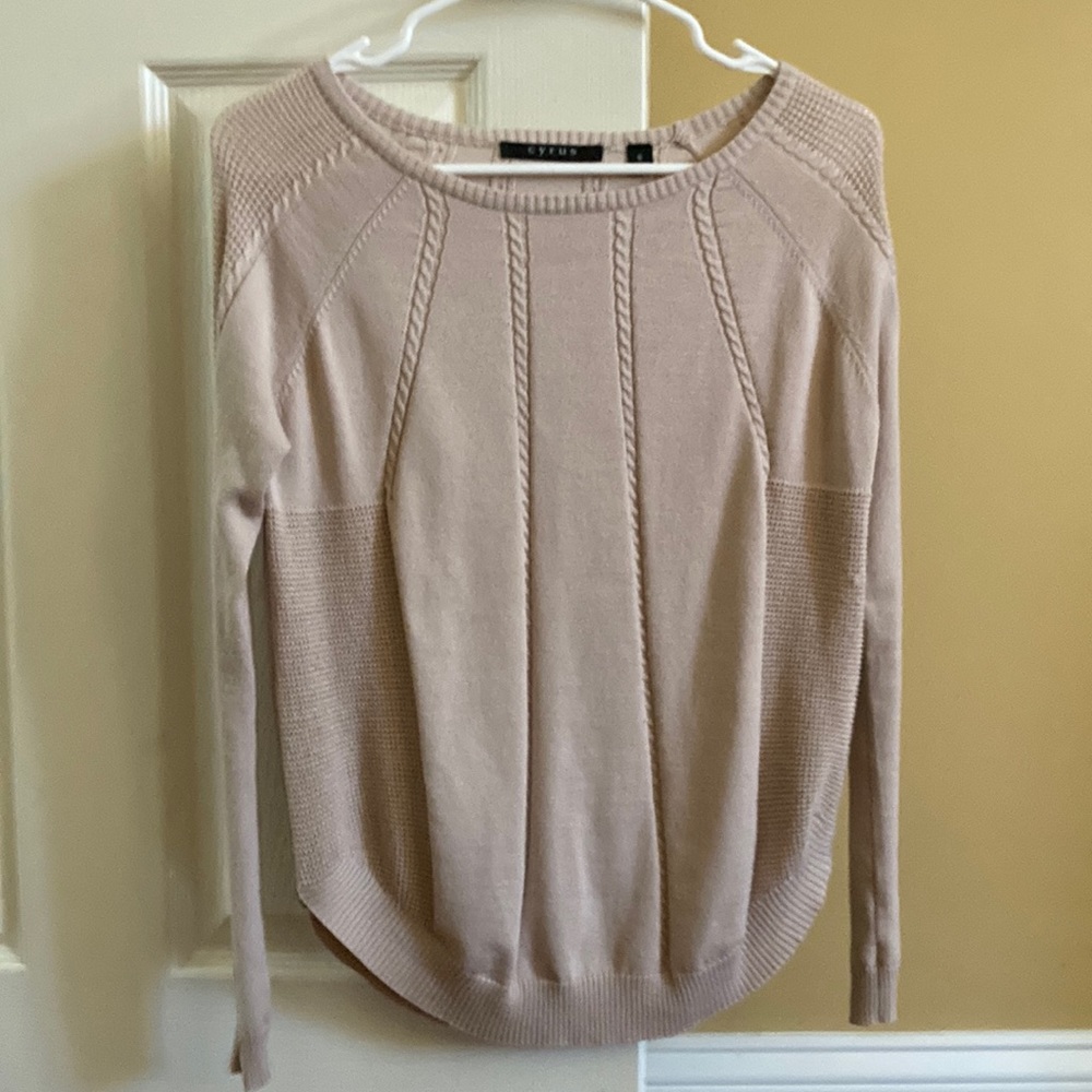 Beige light weight women’s sweater